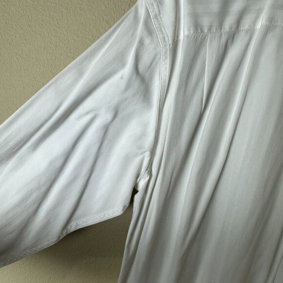 INDIGO PALMS Embroidered Front Button Down Style Shirt Size Large - Picture 8 of 12